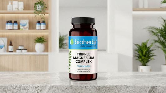 Троен Магнезиев Комплекс Bioherba – 100 капсули | Мускули, нервна система и баланс