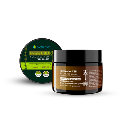 Bioherba Intensive CBD Face Cream – Интензивен CBD крем за лице, 50 мл