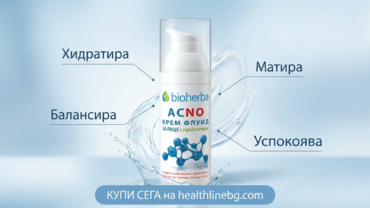 КРЕМ-ФЛУИД ЗА ЛИЦЕ АCNO, срещу Несъвършенства ,50мл
