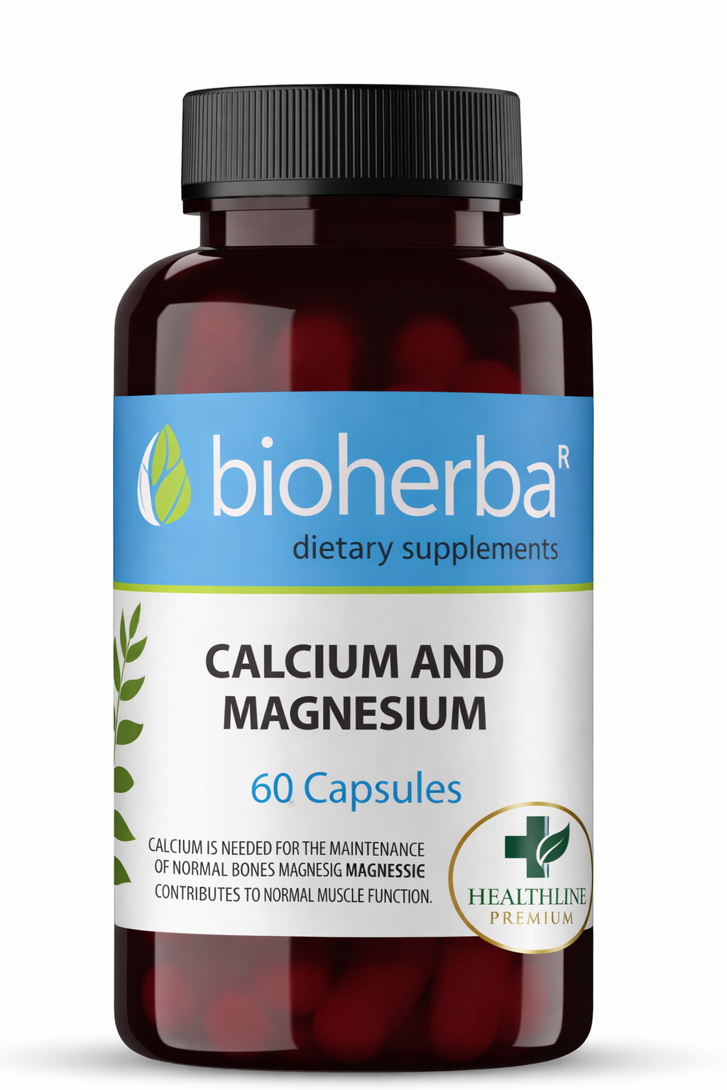 Калций и Магнезий Bioherba – 60 капсули | Подкрепа за кости и мускули