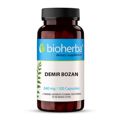ДЕМИР БОЗАН (DEMIR BOZAN™) – За Нервната Система и Тонус, Биохерба, 100 капсули x 240 мг