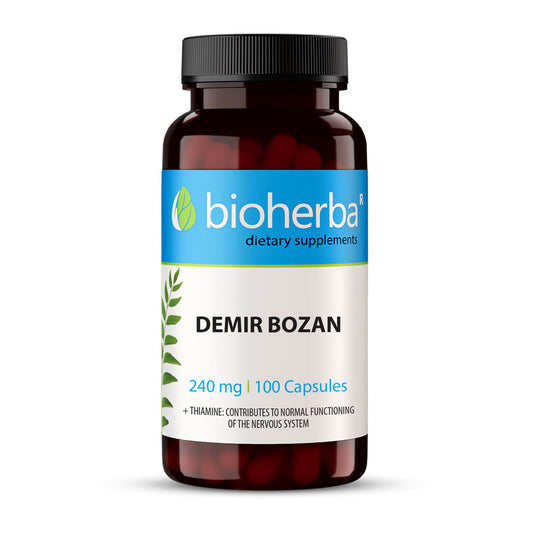 ДЕМИР БОЗАН (DEMIR BOZAN™) – За Нервната Система и Тонус, Биохерба, 100 капсули x 240 мг