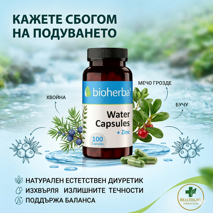 Водни капсули (Water Capsules) – 100 капсули x 440 мг