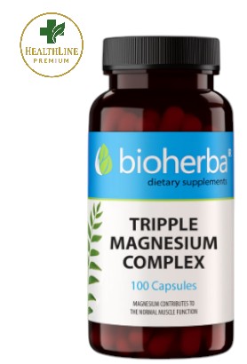 Троен Магнезиев Комплекс Bioherba – 100 капсули | Мускули, нервна система и баланс