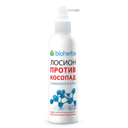 Лосион-еликсир против косопад „Стимулатор & Сила“ (150 мл)