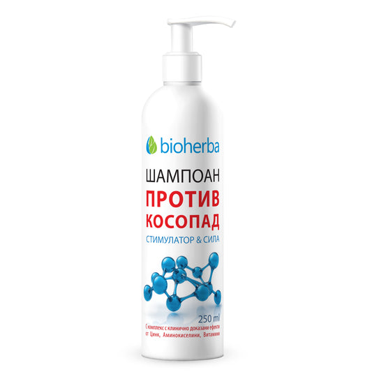 Шампоан против косопад „Стимулатор & Сила“ (250мл)