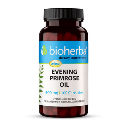 МАСЛО ОТ ВЕЧЕРНА ИГЛИКА/ EVENING PRIMROSE OIL, 100 капсули, 500мг